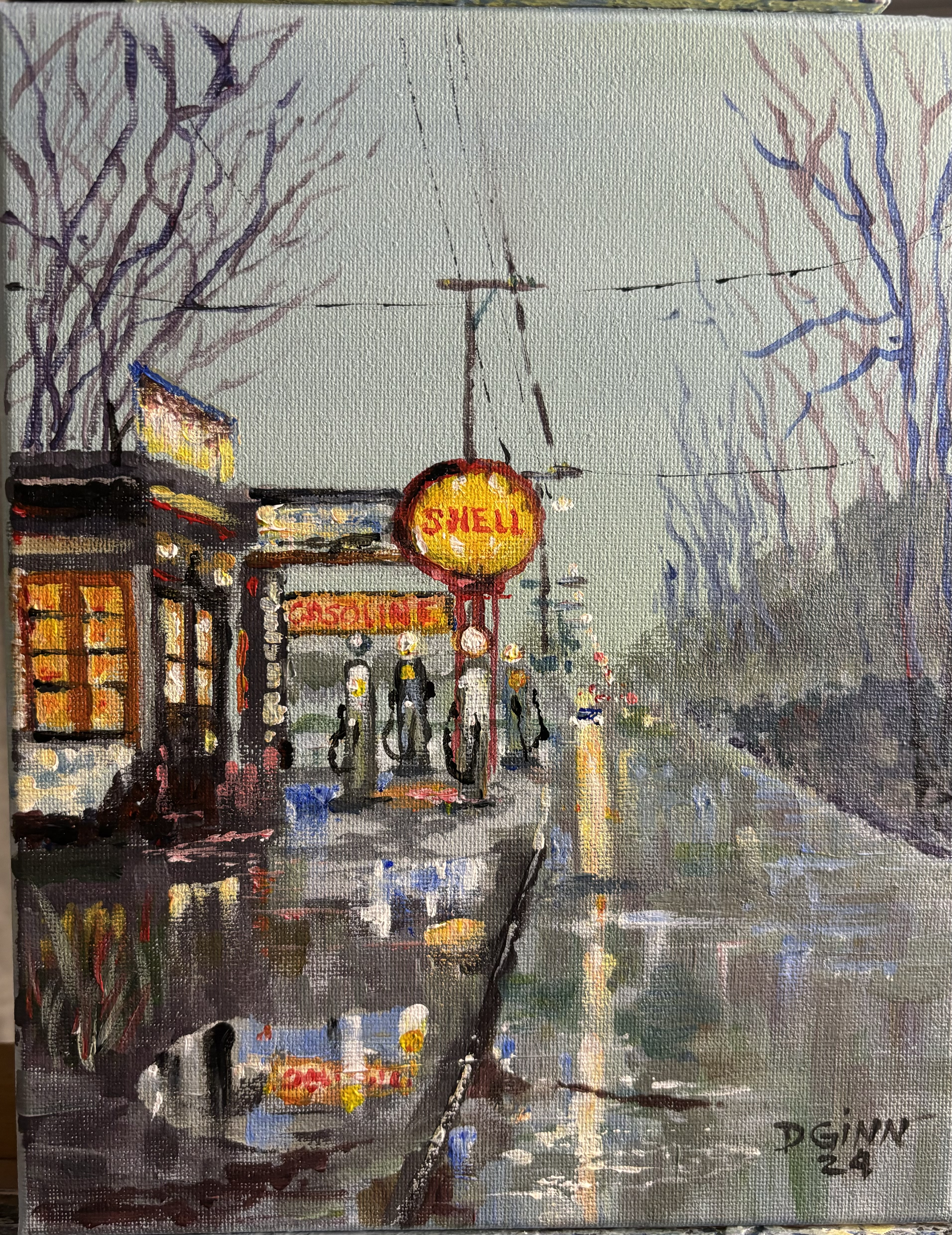 Rainy day yesterday 