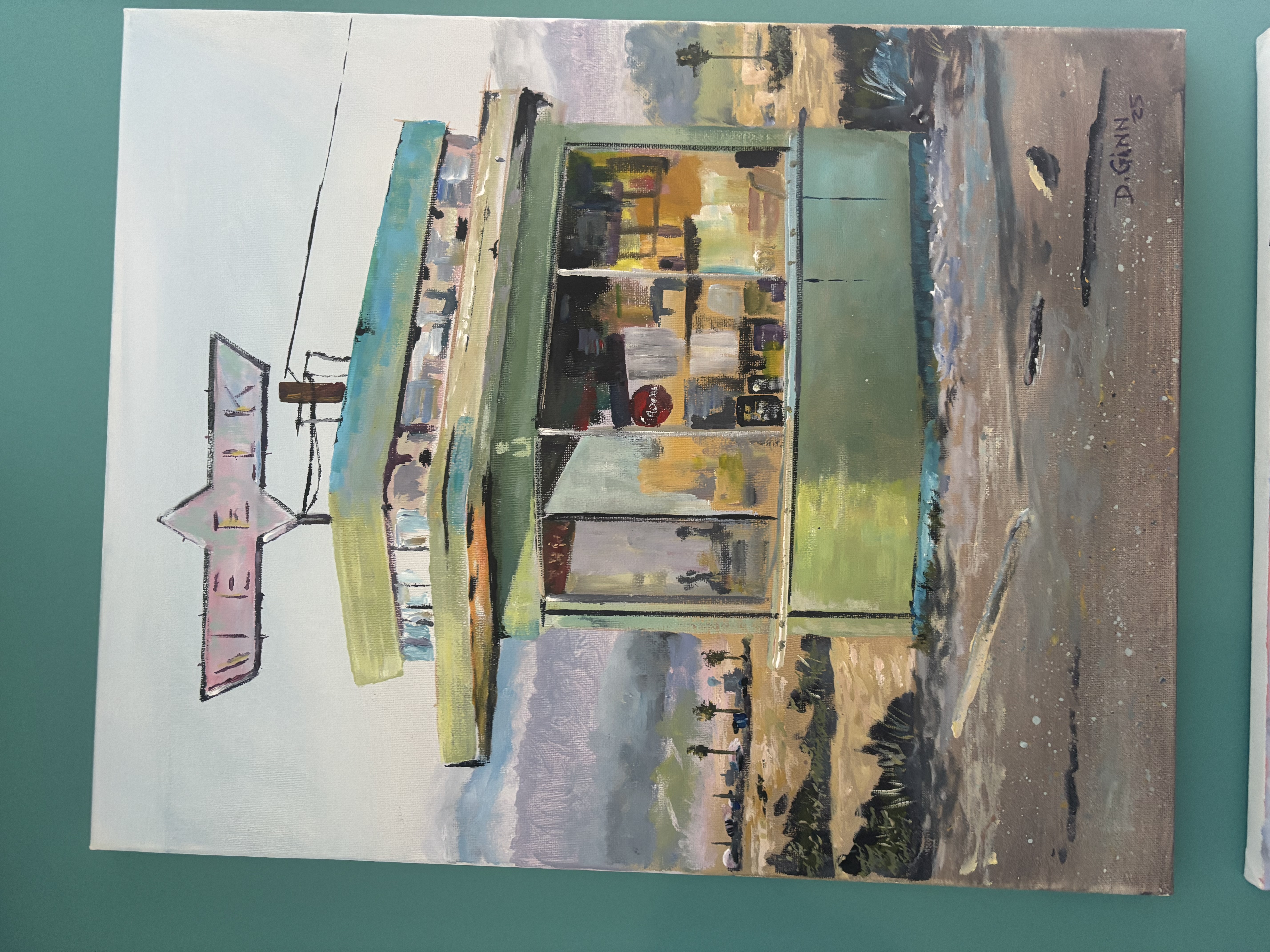 Deserted roadway restraunt